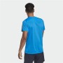 T-shirt med kortärm Herr Adidas Own The Run Blå