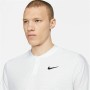 Men’s Short Sleeve Polo Shirt Nike Court Dri-Fit Advantage White