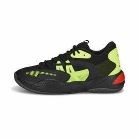 Chaussures de Basket-Ball pour Adultes Puma Court Rider 2.0 Glow Stick Jaune Noir