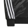 Sweat à capuche enfant Adidas 3 Stripes Noir