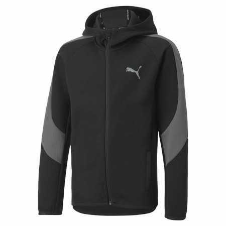 Sportjacke für Kinder Puma Evostripe Schwarz