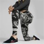 Sport-leggings, Dam Puma Frozen Flower Svart