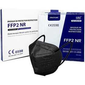 Kirurgisk Mask för Engångsbruk FFP2 Svart (Renoverade A+)