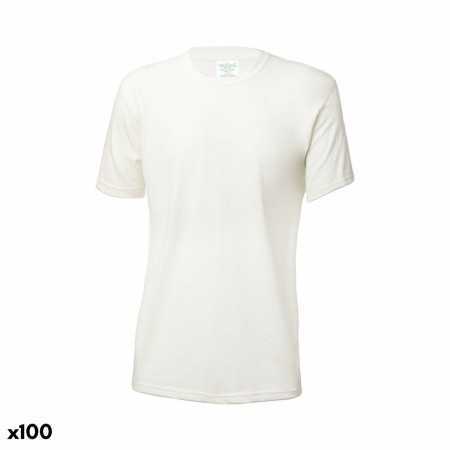 T-shirt med kortärm Dam 141298 Kvinna Naturell (100 antal)