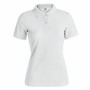 Damen Kurzarm-Poloshirt 145871 Weiß (10 Stück)