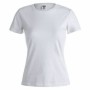 T-shirt à manches courtes femme 145869 Blanc (10 Unités)