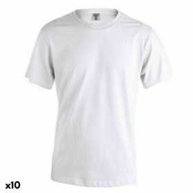 T-shirt med kortärm Unisex 145858 Vit (10 antal)