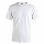 T-shirt à manches courtes unisex 145858 Blanc (10 Unités)