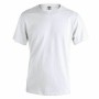 T-shirt à manches courtes unisex 145856 Blanc (10 Unités)