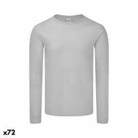 T-shirt med lång ärm Unisex 141330 100% bomull (72 Antal)