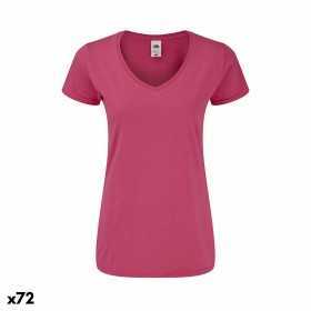Damen Kurzarm-T-Shirt 141327 100 % Baumwolle (72 Stück)