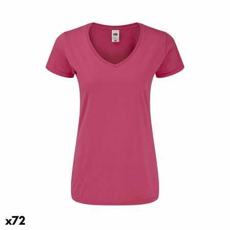 Damen Kurzarm-T-Shirt 141327 100 % Baumwolle (72 Stück)