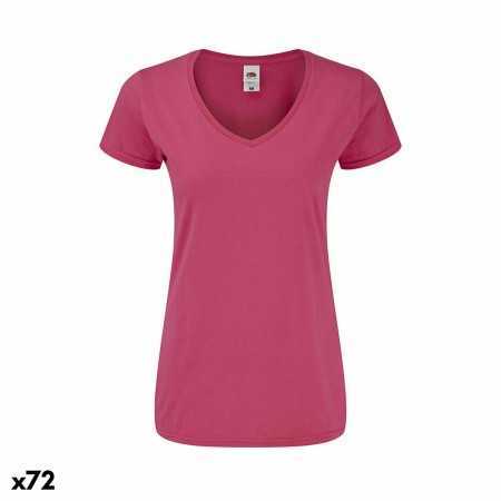 T-shirt med kortärm Dam 141327 100% bomull (72 Antal)