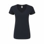 Damen Kurzarm-T-Shirt 141327 100 % Baumwolle (72 Stück)