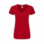 T-shirt à manches courtes femme 141327 100 % coton (72 Unités)