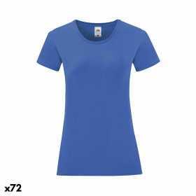 T-shirt à manches courtes femme 141325 100 % coton (72 Unités)