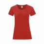 T-shirt med kortärm Dam 141325 100% bomull (72 Antal)