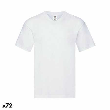 Unisex Kurzarm-T-Shirt 141318 100 % Baumwolle Weiß (72 Stück)