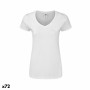 Women’s Short Sleeve T-Shirt 141319 100% cotton White (72 Units)