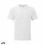 T-shirt med kortärm 141316 Vuxna, unisex Vit (72 Antal)