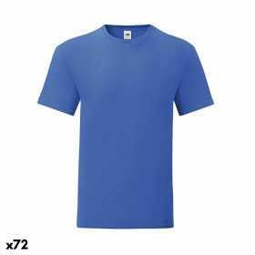 T-shirt med kortärm Unisex 141324 100% bomull (72 Antal)