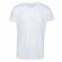 T-shirt à manches courtes unisex 145250 Blanc (10 Unités)