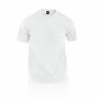 T-shirt à manches courtes unisex 144482 Blanc (10 Unités)