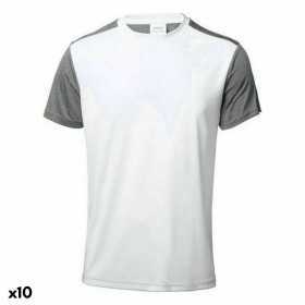 T-shirt med kortärm Herr 146459 Vit (10 antal)