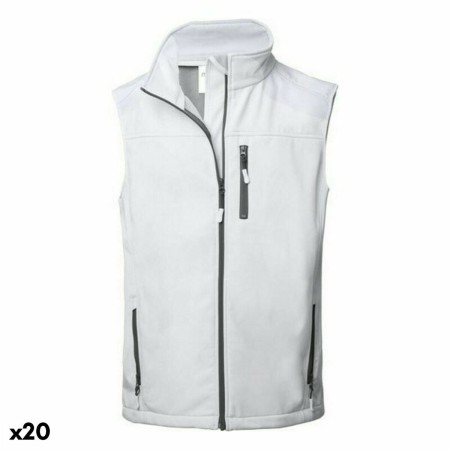 Unisex Waterproof Sports Gilet 146464 White (20 Units)