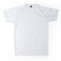 T-shirt med kortärm Unisex 145747 Vit (10 antal)