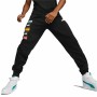 Adult Trousers Puma Logo Repeat Black Men