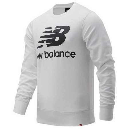 Sweat sans capuche homme New Balance MT03560 Blanc