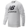 Herren Sweater ohne Kapuze New Balance MT03560 Weiß