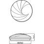 Deckenlampe Philips Shell Weiß 6 W Metall/Kunststoff (4000 K)
