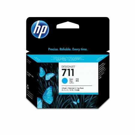 Cartouche d'encre originale HP 711 Cyan