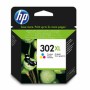 Original Ink Cartridge HP 302XL Tricolour