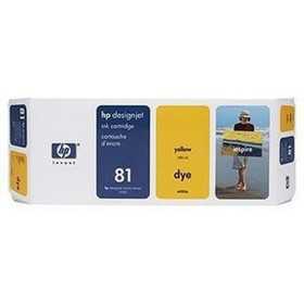 Original Ink Cartridge HP 81 Yellow