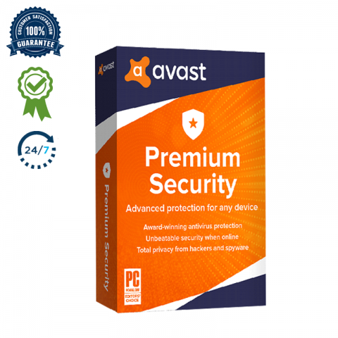 Avast Premium Security (1,3,5,10 PC/1,2,3 Jahre)
