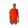 T-shirt med kortärm Herr Asics FUJITRAIL Orange