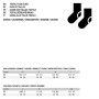 Chaussettes Nike Graphic Quarter Blanc 39-42