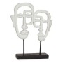 Decorative Figure Face White Polyresin (27 x 32,5 x 10,5 cm)