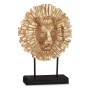 Decorative Figure Lion Black Golden Polyresin (28 x 38,5 x 11,5 cm)