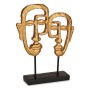 Deko-Figur 27 x 32,5 x 10,5 cm Gesicht Gold Polyesterharz (27 x 32,5 x 10,5 cm)