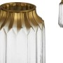 Vase Gold Durchsichtig Glas (13 x 23,5 x 13 cm)