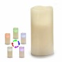 LED Candle Cream Plastic Wax (7,5 x 14,8 x 7,5 cm) (6 Units)