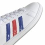 Chaussures casual homme Adidas Grand Court Base Beyond Rouge Bleu Blanc