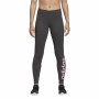 Sporthose Damen Adidas Essentials Linear Dunkelgrau