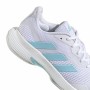Chaussures de Tennis pour Femmes Adidas Courtjam Control Blanc