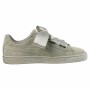 Laufschuhe für Damen Puma Suede Heart Pebble Grau