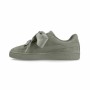 Sports Trainers for Women Puma Suede Heart Pebble Grey